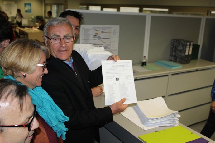 Ribó presenta la lista de Compromís a las Corts por Valencia y al Ayuntamiento