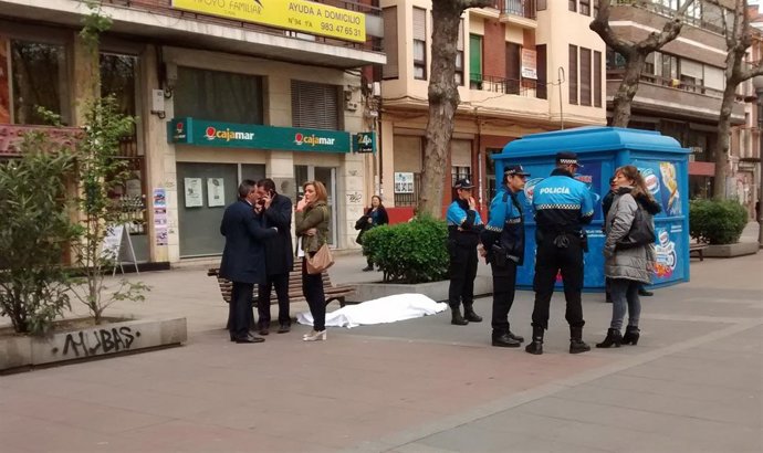Fallecido en el Paseo de Zorrilla