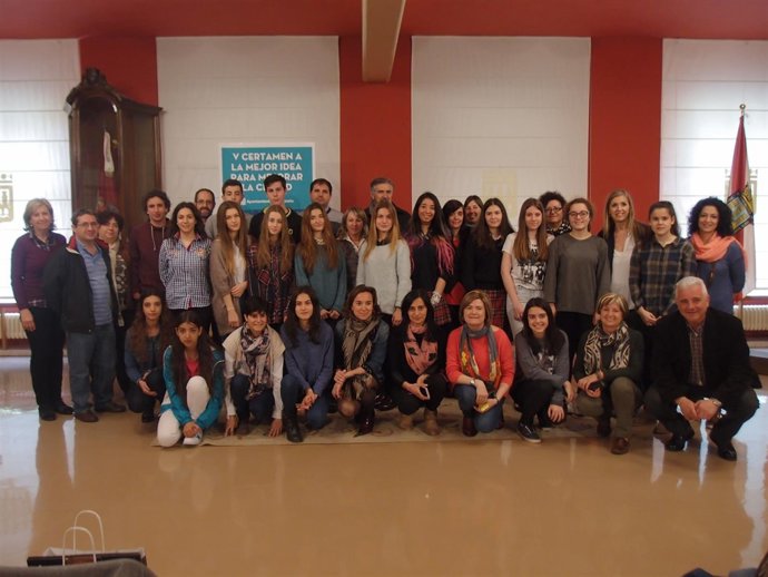 Gamarra, con los participantes