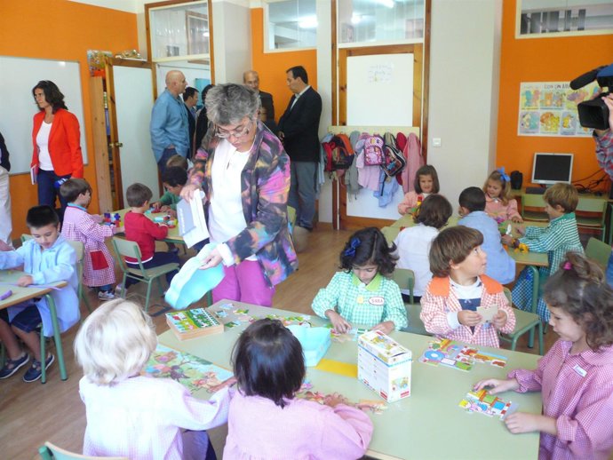 Inauguración del curso en un colegio