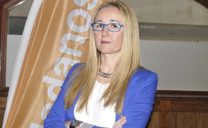 La candidata de C's a la alcaldía de Zaragoza, Elena Martínez.