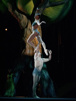 Imagen del Circo del Sol del espectáculo 'Scalada'