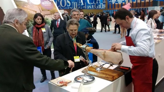 Stand de Teruel en la feria en Barcelona