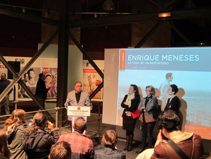 Presentación de la exposición Enrique Meneses