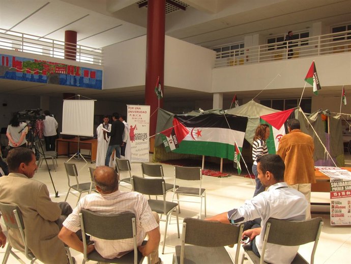 Imagen de las Jornadas de Solidaridad con el Pueblo Saharaui en Málaga