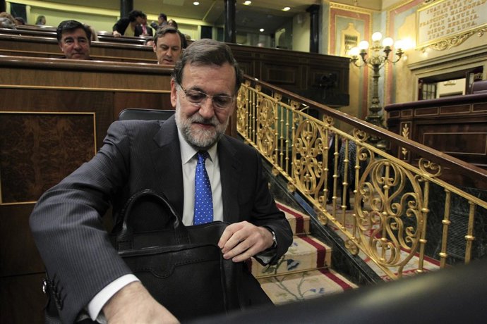 Mariano Rajoy en el Congreso de los Diputados