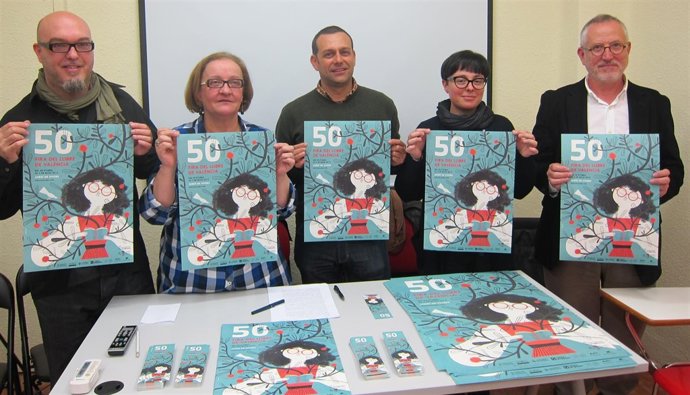 Presentación de la 'Fira del llibre' de Valencia.