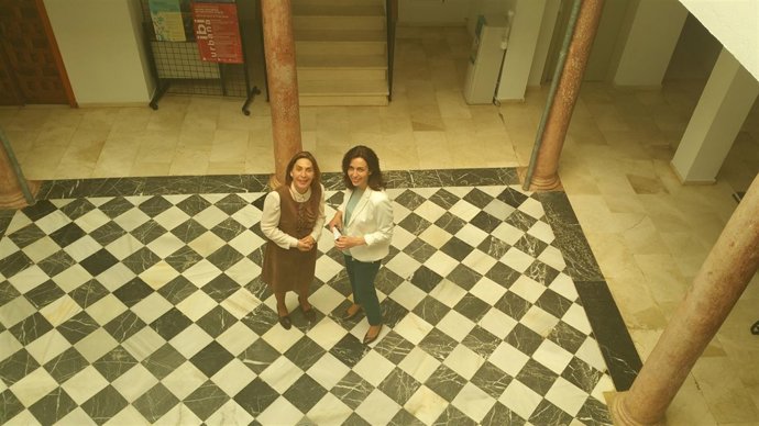 Pinto y Ceballos en el Ayuntamiento de Palenciana