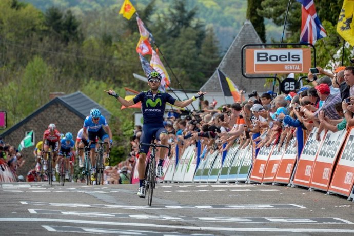 Valverde gana la Flecha Valona de 2014