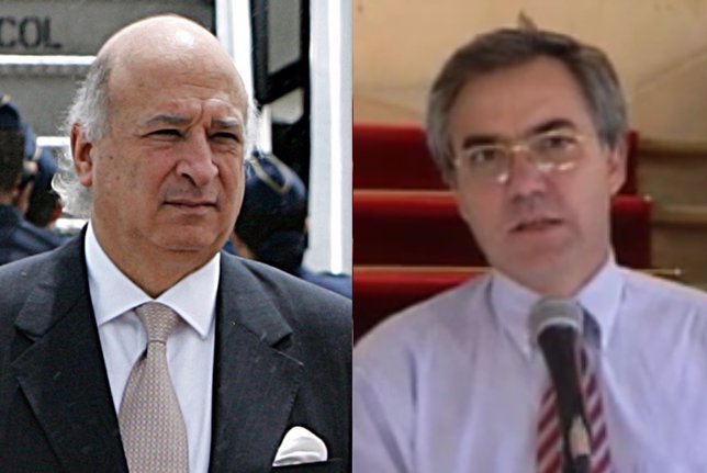 Los ex ministros de Uribe Sabas Pretelt y Diego Palacio