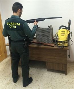 Objetos recuperados en varios robos en Loja