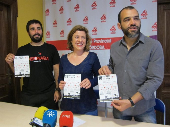 Fuentes, Doblas y Mariscal en la presentación