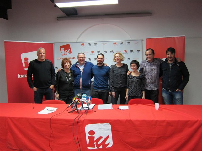Presentación de la candidatura de IU a las Cortes de Aragón por Zaragoza
