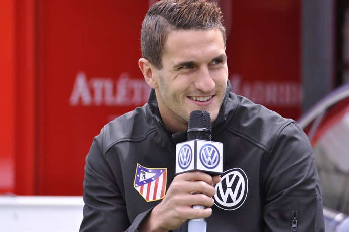 Koke en un acto publicitario