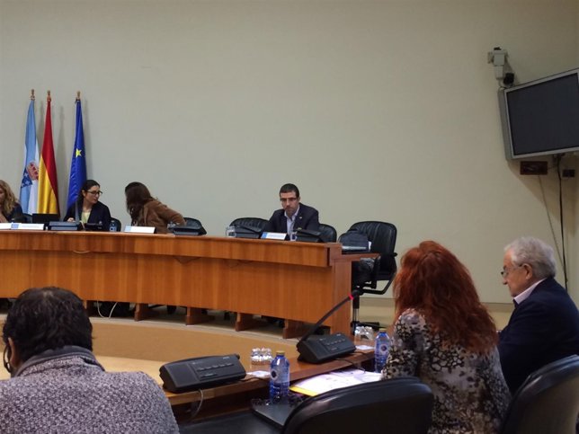 Félix Rubial en comisión de Sanidade