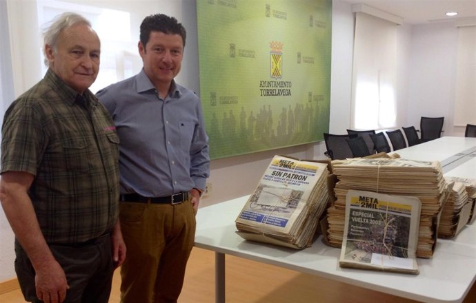 Donación de los periódicos