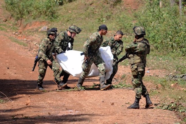 soldados muertos por las Farc en Colombia