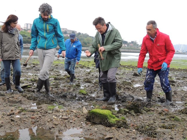 Xavier Vence en la Ría de Ferrol