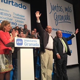 Sebastián Pérez y José Torres Hurtado en la candidatura a la Alcaldía de Granada