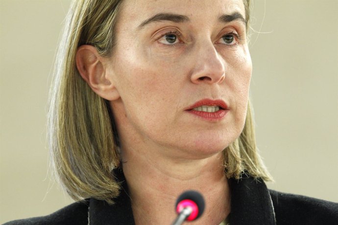La Alta Representante de Política Exterior de la UE, Federica Mogherini