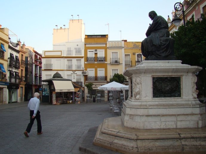 Plaza Del Salvador En Sevilla
