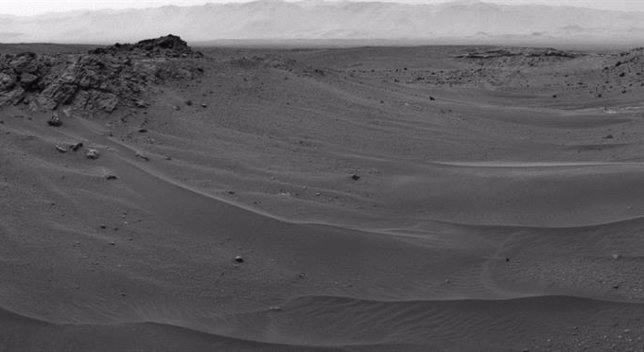 Paisaje en el que se encuentra el rover Curiosity