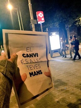 Diario que la ANC ha repartido en el área metropolitana de Barcelona y Tarragona