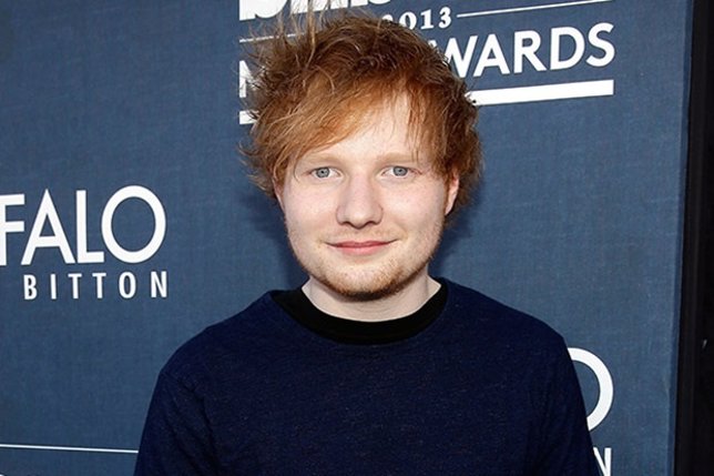Ed Sheeran durante una presentación