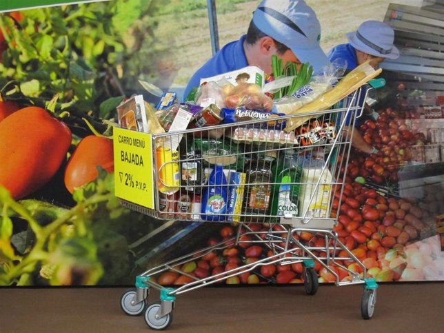 Mercadona, carro menú, compra, supermercado, precios.