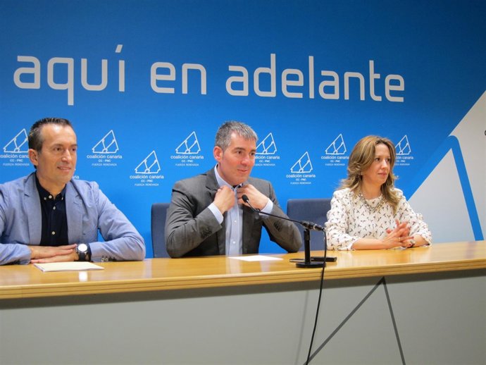 Clavijo, con Ruano y Dávila