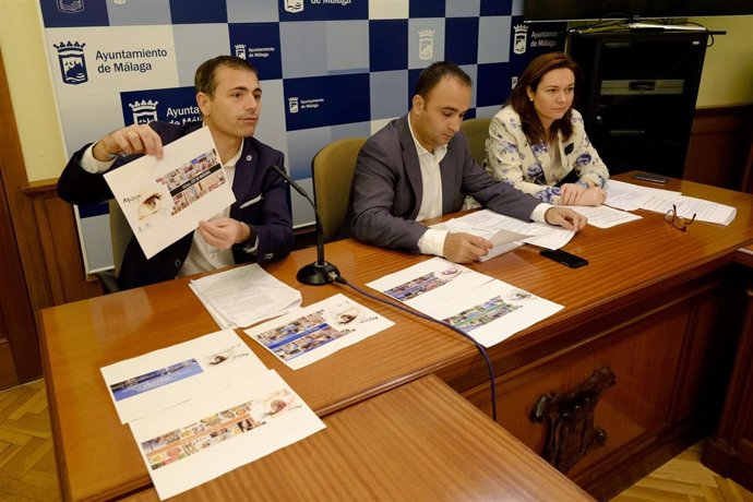 Julio Andrade, Mario Cortés y María del Mar Martín Rojo en junta de gobierno loc