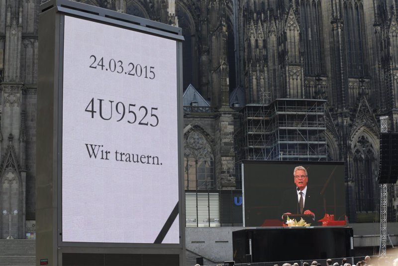 Memorial por las víctimas de Germanwings