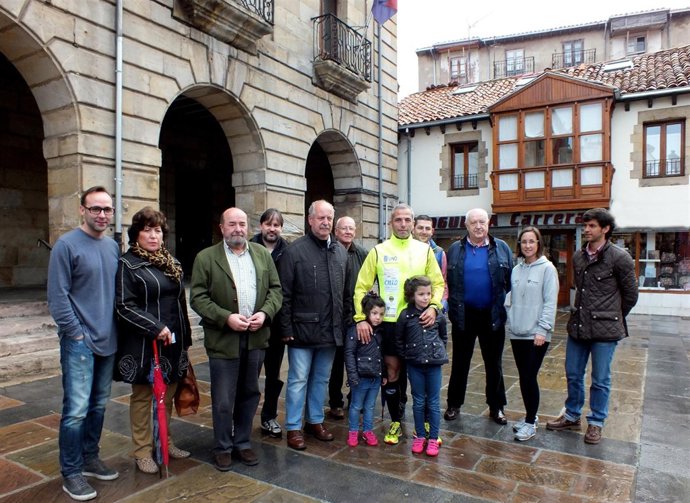 Marcos Argumosa inicia su reto de 10 maratones seguidas en Reinosa