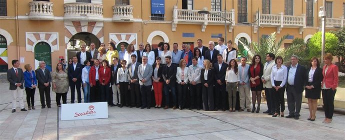 Lista del PSOE para la Asamblea Regional
