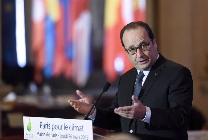    El presidente francés, François Hollande,