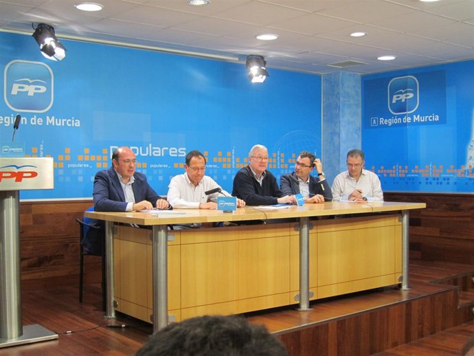 Junta Directiva PP con Valcárcel a la cabeza