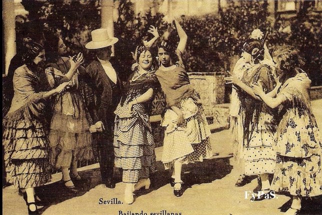 Feria de Abril, foto antigua de Sevilla