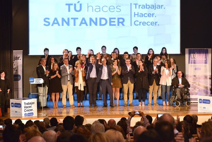 Candidatura PP Santander. Lista municipal. Elecciones 2015. 