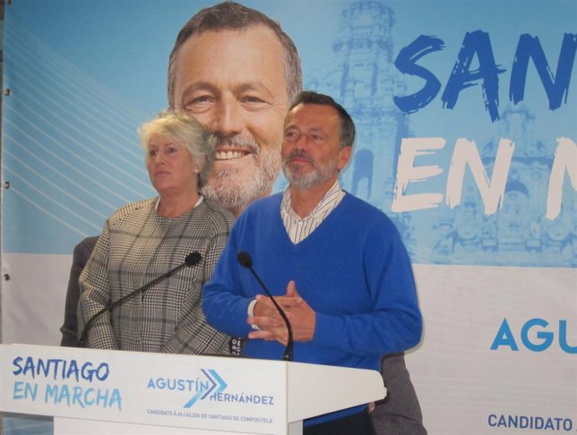 Agustín Hernández junto a la que será su número dos, Pepa Castro