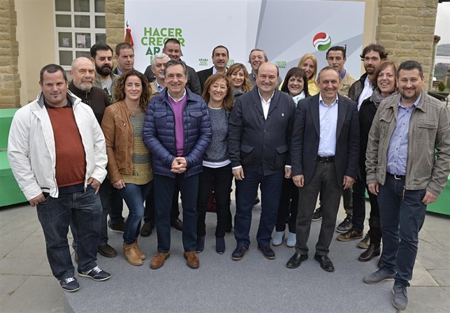 Dirigentes del PNV en Lapuebla