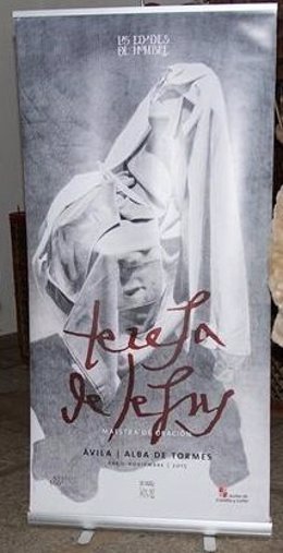 Cartel de la muestra de Santa Teresa