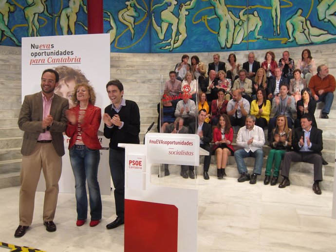 Presentación candidatura PSOE Cantabria elecciones 2015
