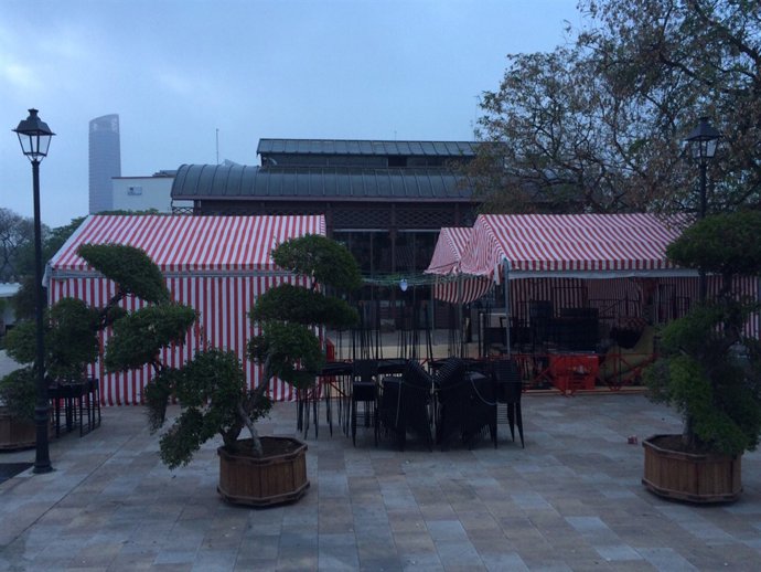 Casetas de las Naves del Barranco, en Sevilla