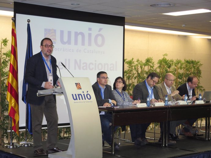 Ramon Espadaler en el Consell Nacional d'UDC