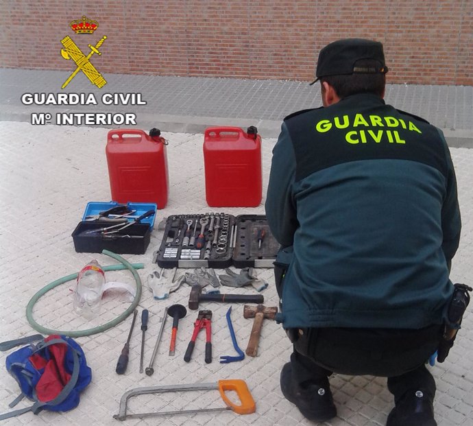 Actuación de la Guardia Civil de Huelva