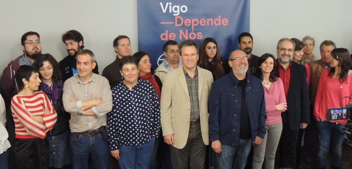 Xavier Vence presenta la candidatura del BNG a la Alcaldía de Vigo