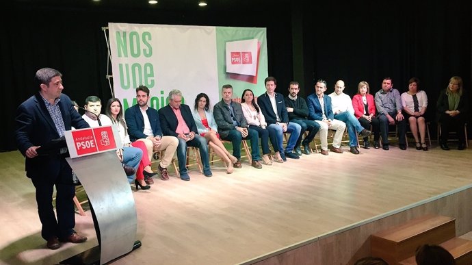 Presentación de candidatos del PSOE en Sierra Mágina