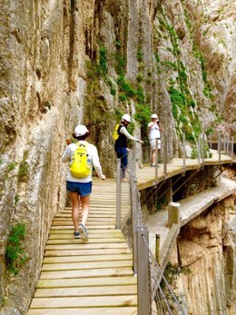 Turismo Costa del Sol visitantes caminito del rey pasarela aventura turismo