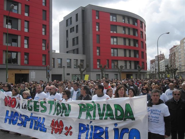 Manifestación por el rescate del Hospital de Burgos