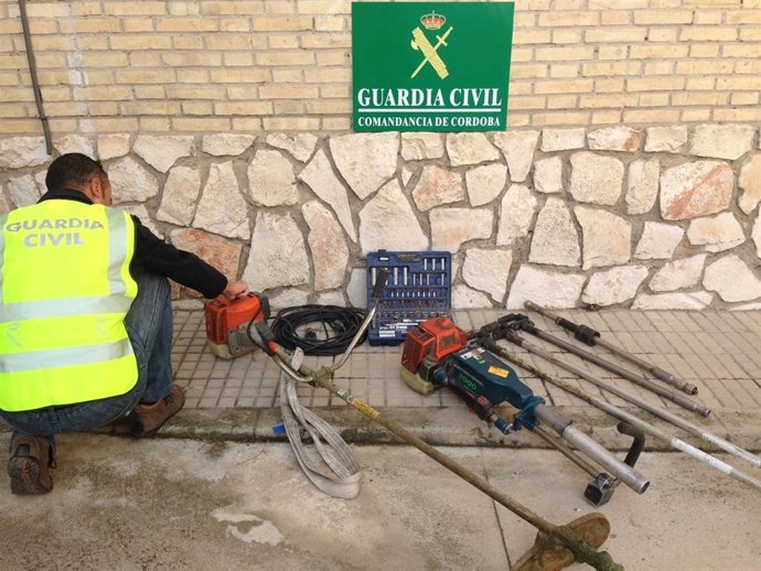 Actuación de la Guardia Civil